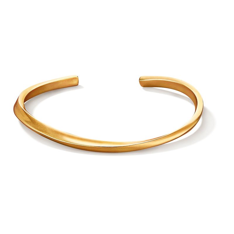 Pulsera-regulable-moderna-ba�ada-en-oro-de-24K