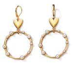 Aretes-colgantes-redondos-ba�ados-en-oro-de-24K