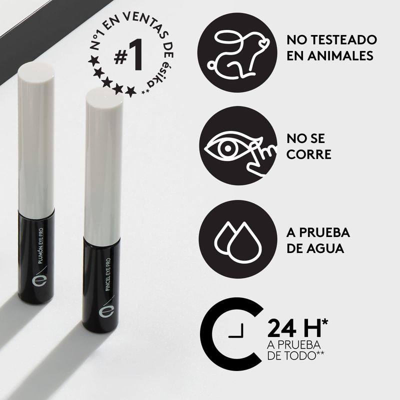 Set-Delineado-Perfecto---Delineador-Punta-Pincel-y-Punta-Plumon-Eye-PRO