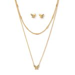 Juego-collar---aretes-ba�ados-en-oro