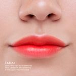 Tinta-para-labios-aplicada-sobre-los-labios-con-un-tono-ligero