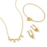 Juego-collar-aretes-y-pulsera-ba�ados-en-oro-de-24K