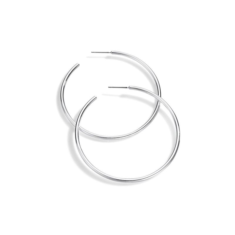 Argollas-Silver-Hoop