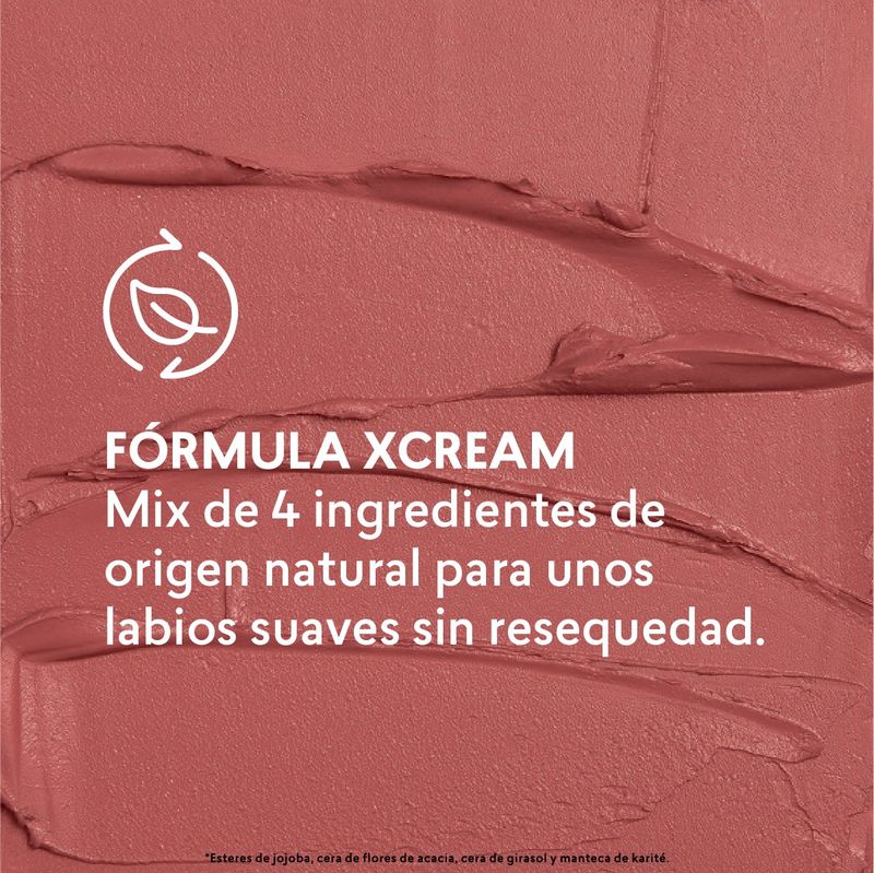 Labial-en-barra-con-ingredientes-de-origen-natural-Xtra-Cream-Matte-Cyplay