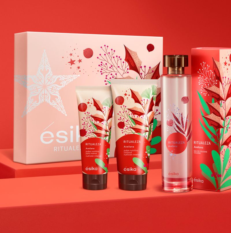 Set-crema-de-cuerpo---crema-de-manos---colonia-Ritualeza-Avellana-Edicion-Limitada-Navidad