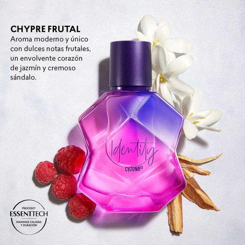 Perfume-de-mujer-Identity-con-aroma-frutal-de-larga-duracion