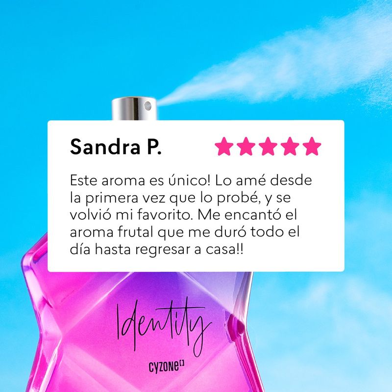 Perfume-de-mujer-Identity-con-aroma-frutal-de-larga-duracion