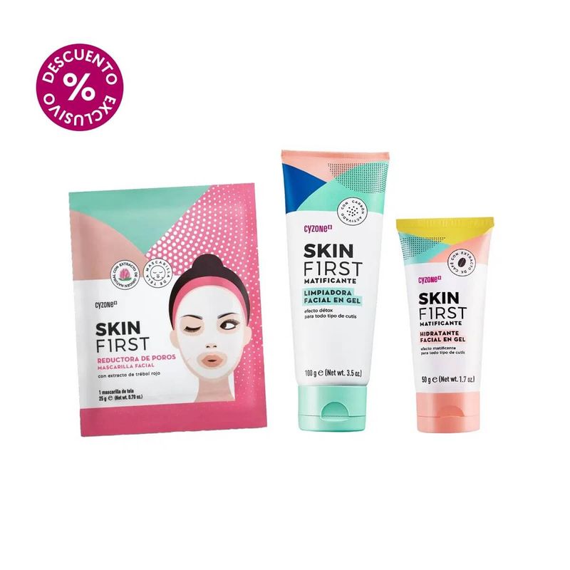 set-mascarilla---limpiadora---hidratante-skin-first